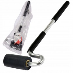 YATO WAŁEK DO TAPET LAMINATÓW ROLKA DOCISKOWA GUMA 75MM Z UCHWYTEM YT-44150