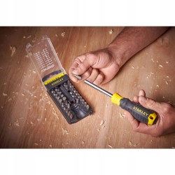 STANLEY WKRĘTAK Z ZESTAWEM BITÓW 34EL ŚRUBOKRĘT FATMAX STHT0-70885