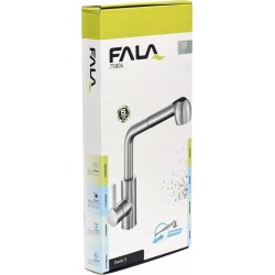 BATERIA KUCHENNA WYCIĄGANA WYLEWKA INOX STEELY 5 ZLEWOZMYWAKOWA FALA 75806