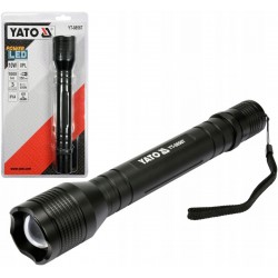 LATARKA LED CREE ZOOM ZASIĘG 350m ALUMINIOWA YATO