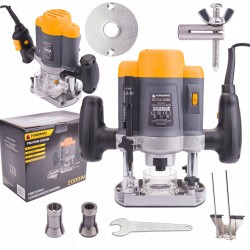 FREZARKA GÓRNOWRZECIONOWA KRAWĘDZIOWA WYCINARKA 2000W 6/8mm + FREZY 35szt