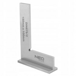 NEO KĄTOWNIK ZE STOPKĄ PODSTAWĄ STALOWY 150x100mm ŚLUSARSKI WARSZTAT 72-032