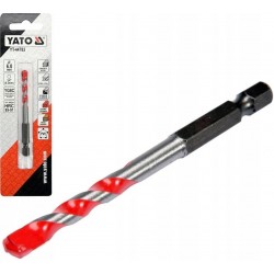 YATO WIERTŁO UNIWERSALNE SPIRALNE 6MM SZEŚCIOKĄTNY UCHWYT HEX YT-44783