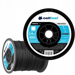 CELLFAST ŻYŁKA TNĄCA DO KOSY PODKASZARKI SZPULA KWADRATOWA 2,4MM 400M