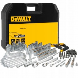 DeWALT ZESTAW NARZĘDZI KLUCZY NASADOWE 1/4 1/2 3/8 205el WALIZKA DWMT81534