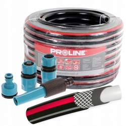 PROLINE WĄŻ OGRODOWY 4-W 30BAR 1/2'' 30M PREMIUM PRODUKT POLSKI +ZRASZACZ
