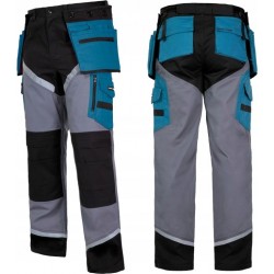 BLUZA + SPODNIE ROBOCZA, ODBLASKOWA, CE, LAHTI, S