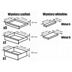 CORONA C1313 WÓZEK WARSZTATOWY 7SZ WYPOSAŻENIE 268
