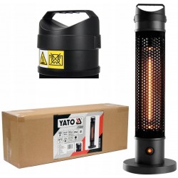 YATO PRZENOŚNY PROMIENNIK PODCZERWIENI 800W +PILOT