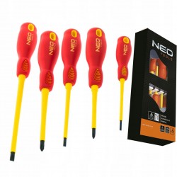 NEO 04-220 ZESTAW WKRĘTAK śrubokręt płaski krzyżak