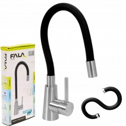 BATERIA ZLEWOZMYWAKOWA FLEXIBLE STEELY BLACK 75729