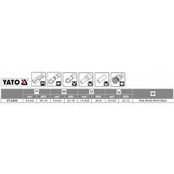 YATO SZCZYPCE ZACISKARKA KONEKTORÓW 6 CZ YT-2245