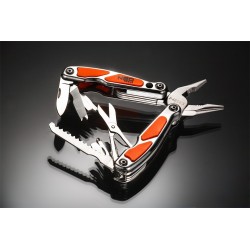 NEO MULTITOOL SCYZORYK NÓŻ SKŁADANY TURYSTYCZNY LATARKA LED 10 FUNKCJI MINI