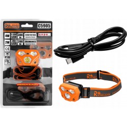 RICHMANN LATARKA CZOŁOWA CREE LED 4W+2LED CZUJNIK
