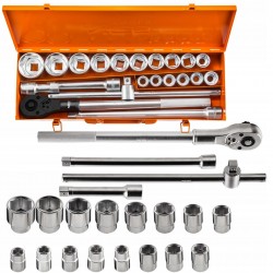 NEO KLUCZE NASADOWE ZESTAW KLUCZY NASADOWYCH 3/4" ZESTAW 21 SZTUK 08-061