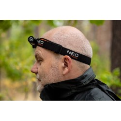LATARKA CZOŁOWA AKUMULATOROWA 800lm USB NEO 99-026