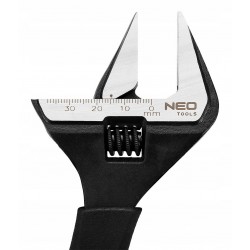 NEO KLUCZ NASTAWNY 200 MM ZAKRES SZCZĘK 0-39MM ODKUWANY ZE STALI CRV 03-014
