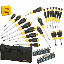 STANLEY 62-113 ŚRUBOKRĘT WKRĘTAKI Bity Zestaw 42el