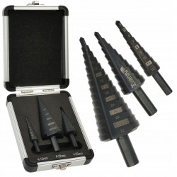 TVARDY ZESTAW WIERTŁA STOŻKOWE HSS M2 3EL 4-32MM