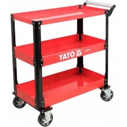 YATO WÓZEK WARSZTATOWY NARZĘDZIOWY SZAFKA 3 POZIOMY PÓŁEK 150KG YT-55212