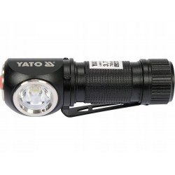 YATO LATARKA CZOŁOWA AKUMULATOROWA 2W1 350LM 6000-7000K ZASIĘG 47M
