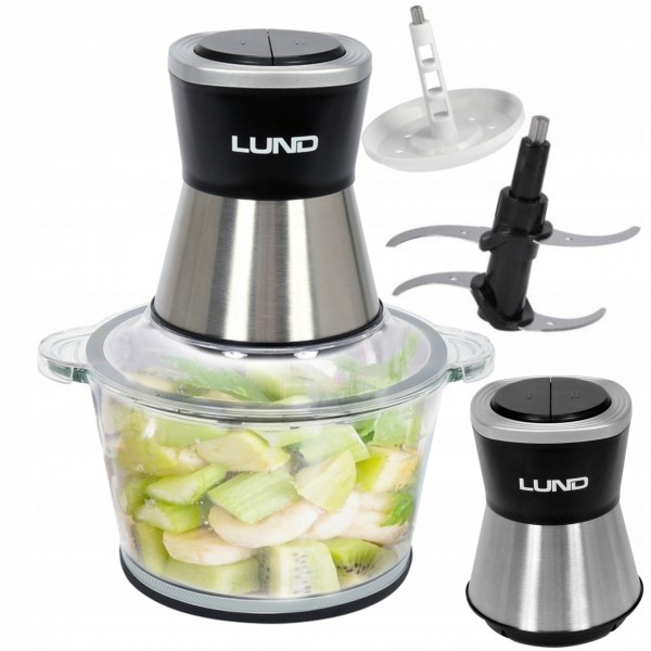 LUND MALAKSER ROZDRABNIACZ DO ŻYWNOŚCI 3w1 2 PRĘDKOŚCI 2L LUND 500W 67920