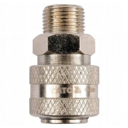 YATO SZYBKOZŁĄCZE GWINT ZEWN. 3/8'' SZYBKOZŁĄCZKA ŻEŃSKA NIKLOWANA YT-2391