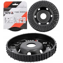 YATO TARCZA FREZ PEŁNY SZLIFIERKA WYPUKŁY TARNIK 120x18mm NR2 YATO YT-59185