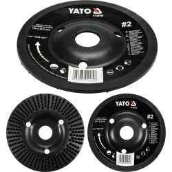 YATO YT-59165 TARNIK SKOŚNY DO DREWNA 125MM NR2 FREZOWANIE SZLIFOWANIE