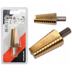 YT-44747 YATO WIERTŁO STOPNIOWE HSS STOŻKOWE TYTAN 20-30 mm
