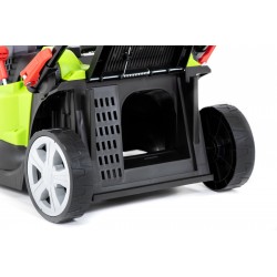 KOSIARKA AKUMULATOROWA 2x20V 4Ah ZESTAW 38cm KOSZ 45L INDUKCYJNA AM3822S