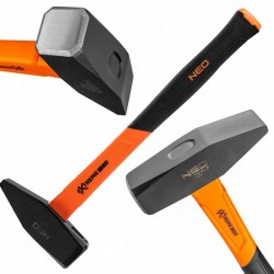 NEO TOOLS MŁOTEK ŚLUSARSKI STALOWY 1500G TRZONEK Z WŁÓKNA SZKLANEGO 25-148