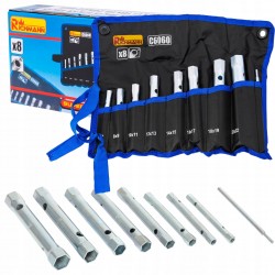 RICHMANN ZESTAW DWUSTRONNE KLUCZE RURKOWE 6-22MM 8 ELEMENTÓW PŁACHTA C6060
