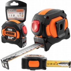 RICHMANN MIARA ZWIJANA 8M/25MM AUTOSTOP DWUSTRONNA PODZIAŁKA KLASA I C1028
