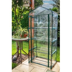 NEO SZKLARNIA BALKONOWA 4 POZIOMY 69x49x160cm FOLIA TUNEL ROŚLINY KWIATY