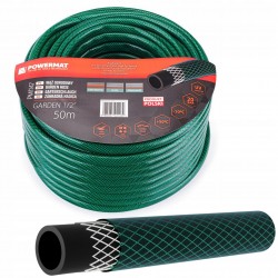 WĄŻ OGRODOWY 3-WARSTWOWY 20BAR 1/2" 50M DO PODLEWANIA PCV PRODUKT POLSKI
