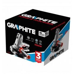 GRAPHITE SZLIFIERKA DO GIPSU ŻYRAFA 1050W 225mm SYSTEM ODPYLANIA 59G262