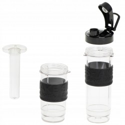 ADLER BLENDER PERSONALNY KIELICHOWY 2 BIDONY + WKŁAD CHŁODZĄCY 800W CZARNY