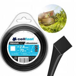 CELLFAST ZESTAW ŻYŁKA TNĄCA PODKASZARKI KWADRAT 2,4MM 70M 35-047 POLSKA