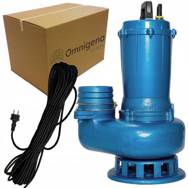 OMNIGENA POMPA ZATAPIALNA SZAMBA WQ 65-5-1,5 PREMIUM 400V 1500W +9,5m KABEL