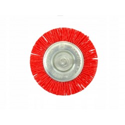 GEKO SZCZOTKA DRUCIANA TARCZOWA TRZPIENIOWA NYLON 75MM TRZPIEŃ 6 MM G00638