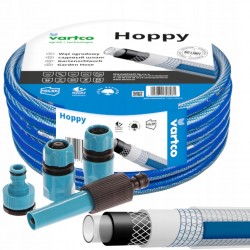 WĄŻ OGRODOWY 6-WARSTWOWY 36BAR 1/2'''' 20M + ZESTAW KOŃCÓWEK PRODUKT POLSKI