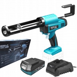 DEDRA WYCISKACZ PISTOLET SILIKONU 18V SAS+ALL +2Ah