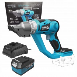 DEDRA AKUMULATOROWE NOŻYCE BLACHY STALI 18V + 5Ah