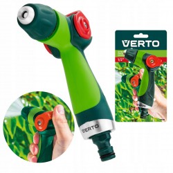 VERTO OGRODOWY ZRASZACZ PISTOLETOWY REGULOWANY PISTOLET DO WĘŻA 15G703
