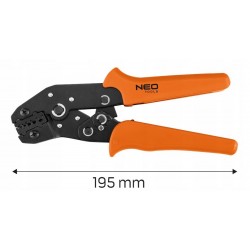 NEO TOOLS SZCZYPCE ZACISKARKA DO ZACISKANIA KOŃCÓWEK TULEJKOWYCH 0.25-6 MM2