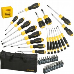 STANLEY 62-113 ŚRUBOKRĘT WKRĘTAKI Bity Zestaw 42el