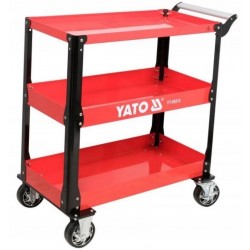 YATO WÓZEK WARSZTATOWY NARZĘDZIOWY SZAFKA 3 POZIOMY PÓŁEK 150KG YT-55212