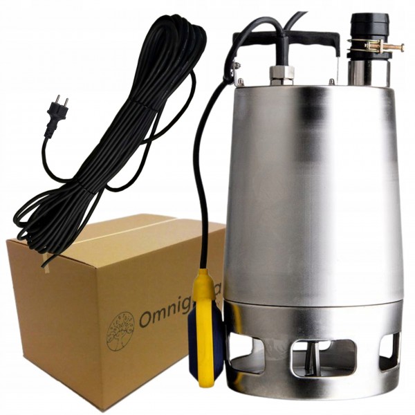 OMNIGENA POMPA ZATAPIALNA SZAMBA WQ 1,1 INOX PRO PREMIUM 230V 1100W 9,5m
