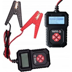 YATO ELEKTRONICZNY CYFROWY LCD TESTER AKUMULATORÓW SAMOCHODOWYCH 12V 2000A